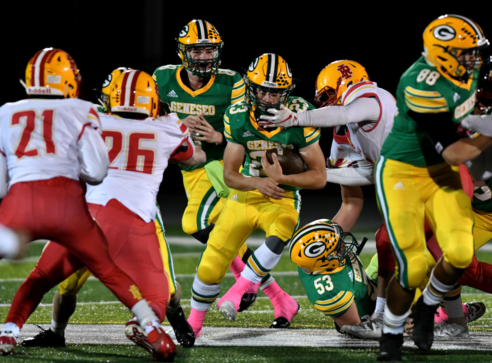 Rock Island vs Geneseo football.